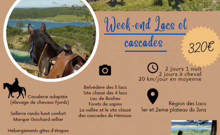 Affiche rando week-lacs et cascades